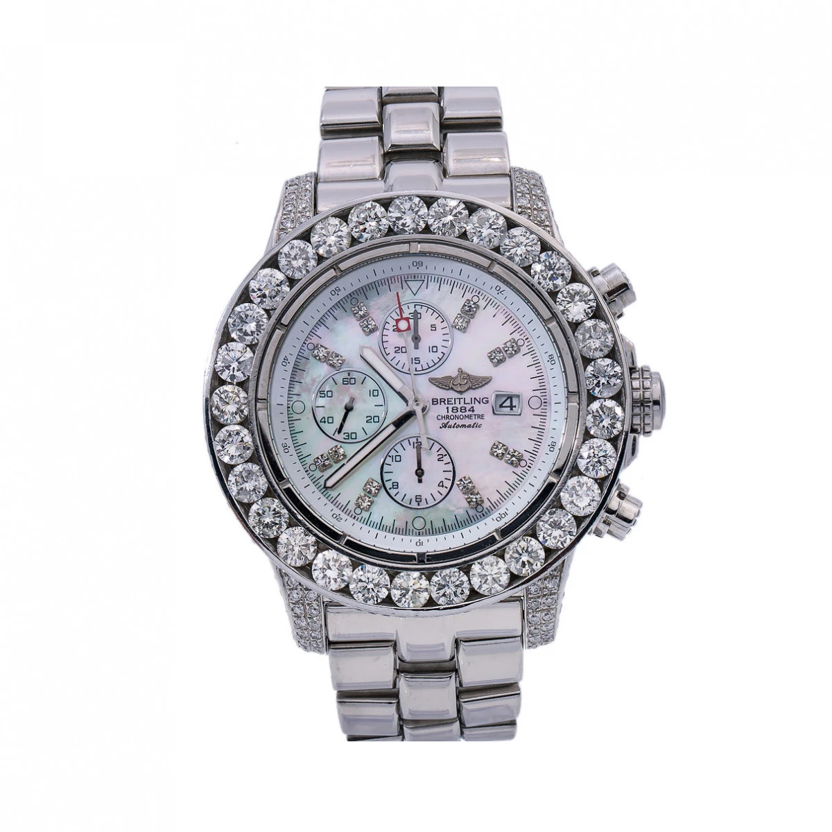 Breitling Super Avenger 42mm Diamond Watch