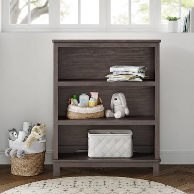 Simmons Kids Monterey Bookcase/Hutch in rustic gray