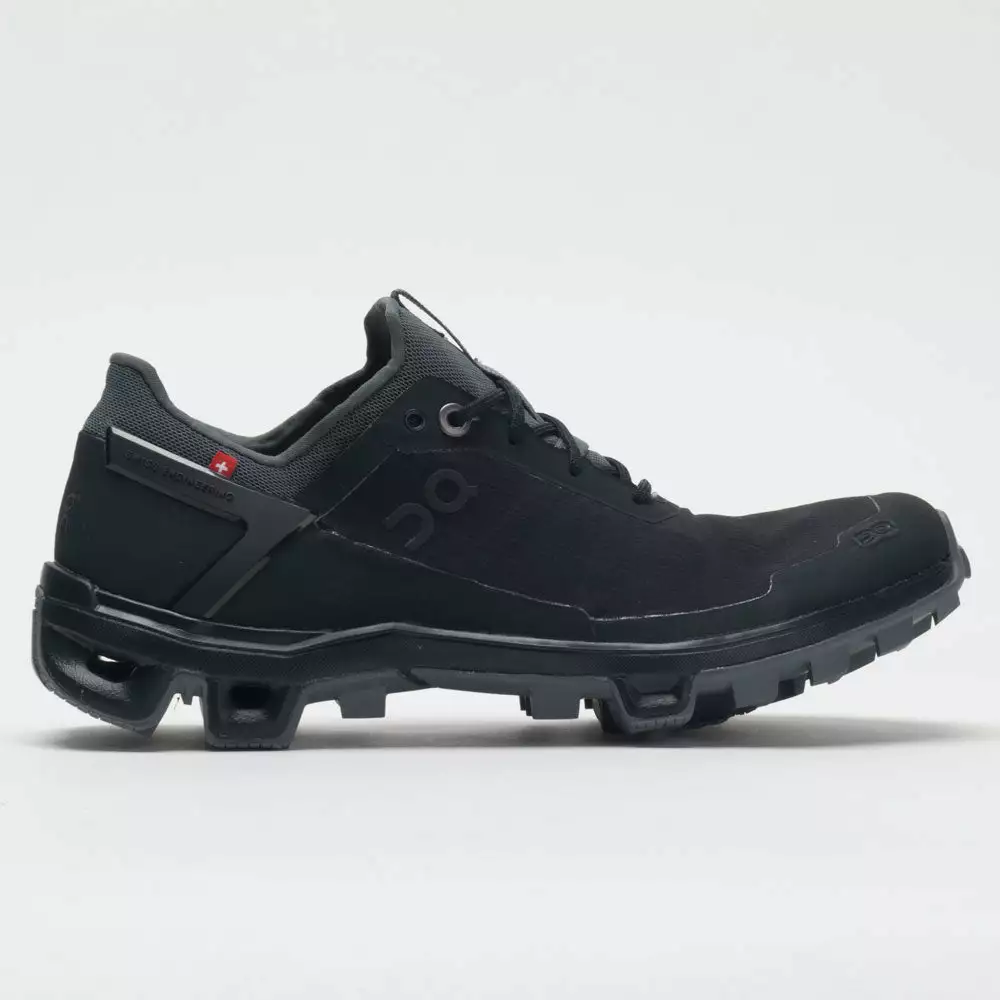 On Running On Cloudventure Peak Men's trail running shoe in Black/Rock colorway