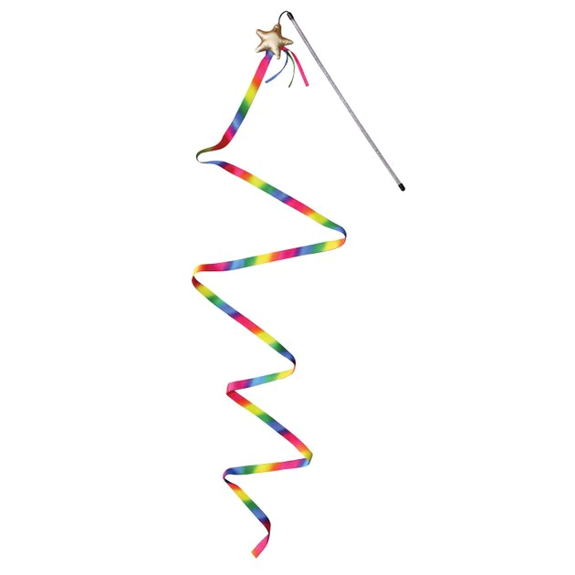 KONG Teaser Stellar Cat Toy in action