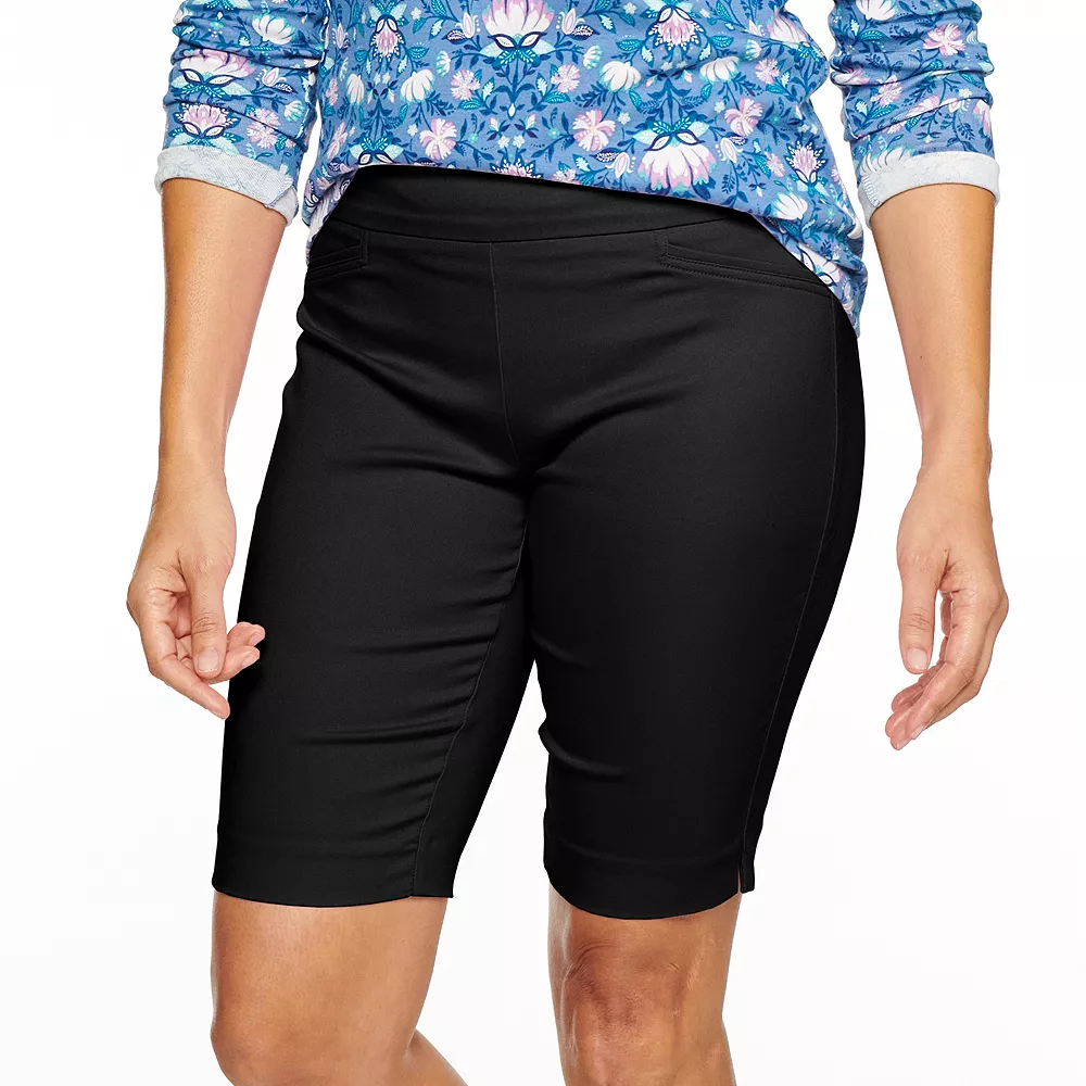 Women's Croft & Barrow Effortless Stretch Bermuda Shorts