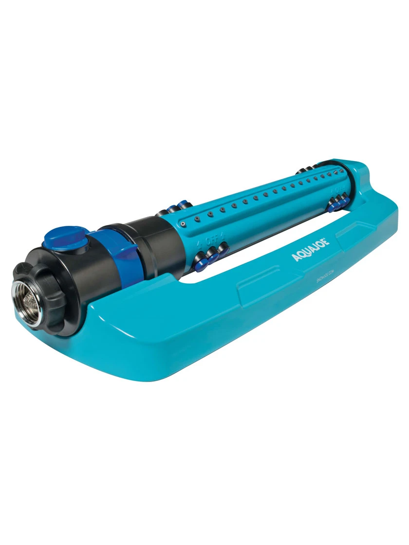 Aqua Joe oscillating sprinkler with metal base
