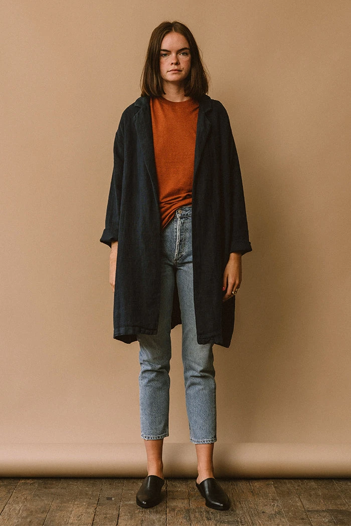 Filosofia Anna linen duster jacket