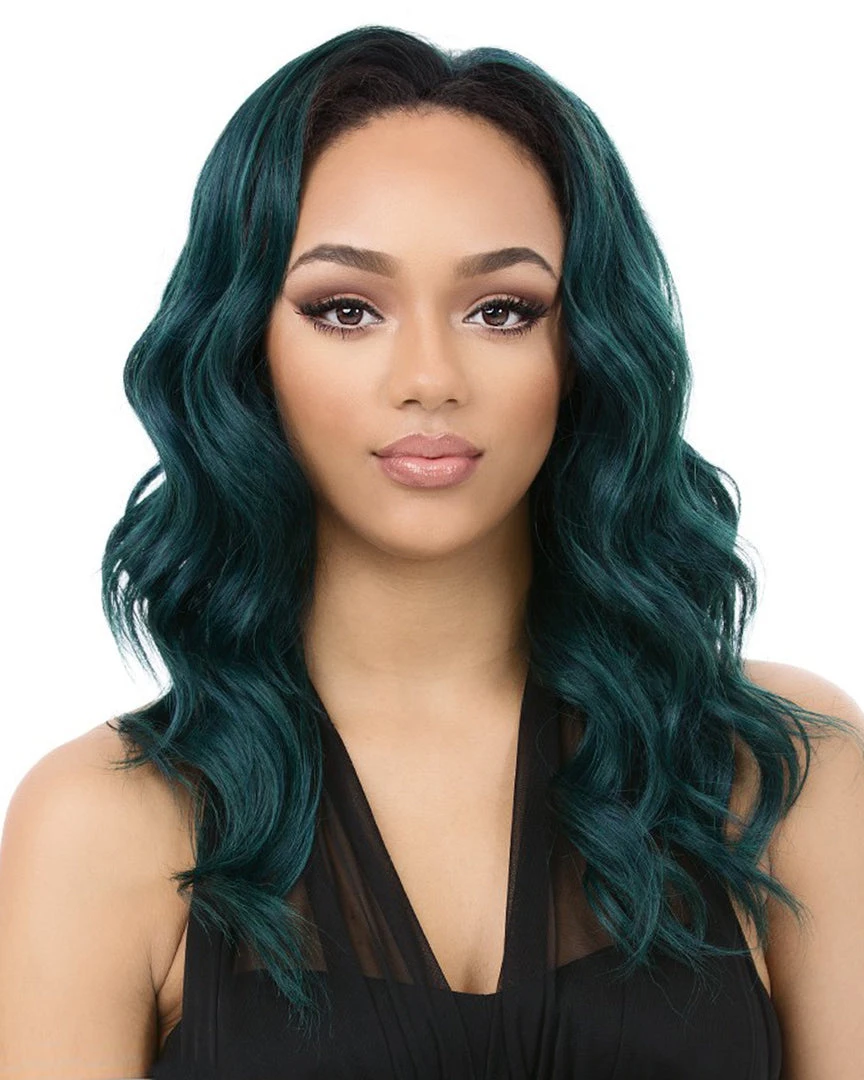 HW AW Dallas Girl Half Wig in Emerald