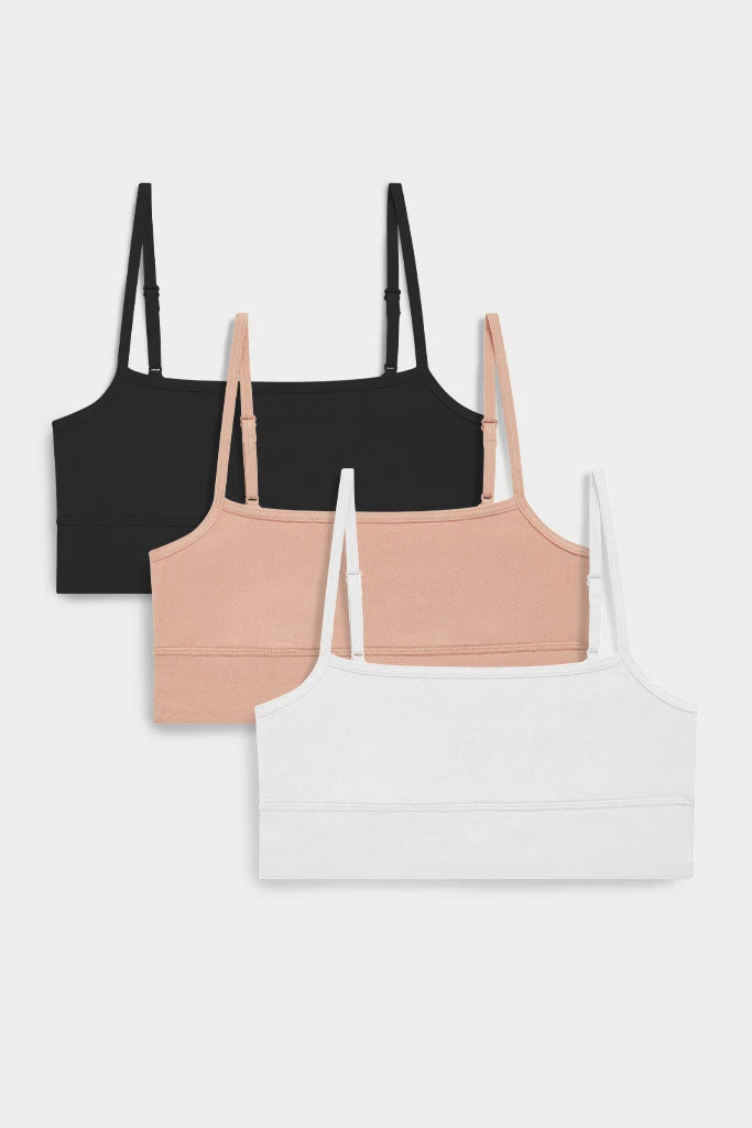 Negative Underwear Cotton Bralette 3-Pack