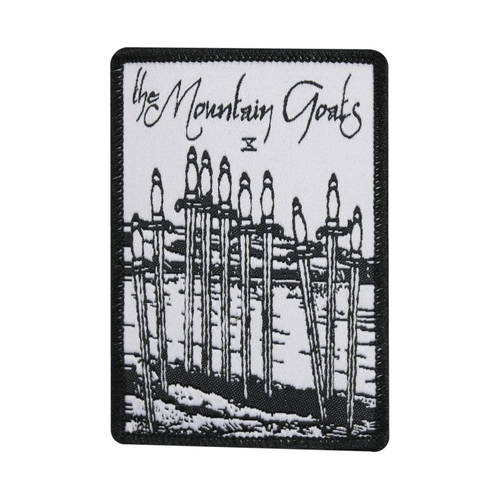 The Mountain Goats Swords Iron-On Patch