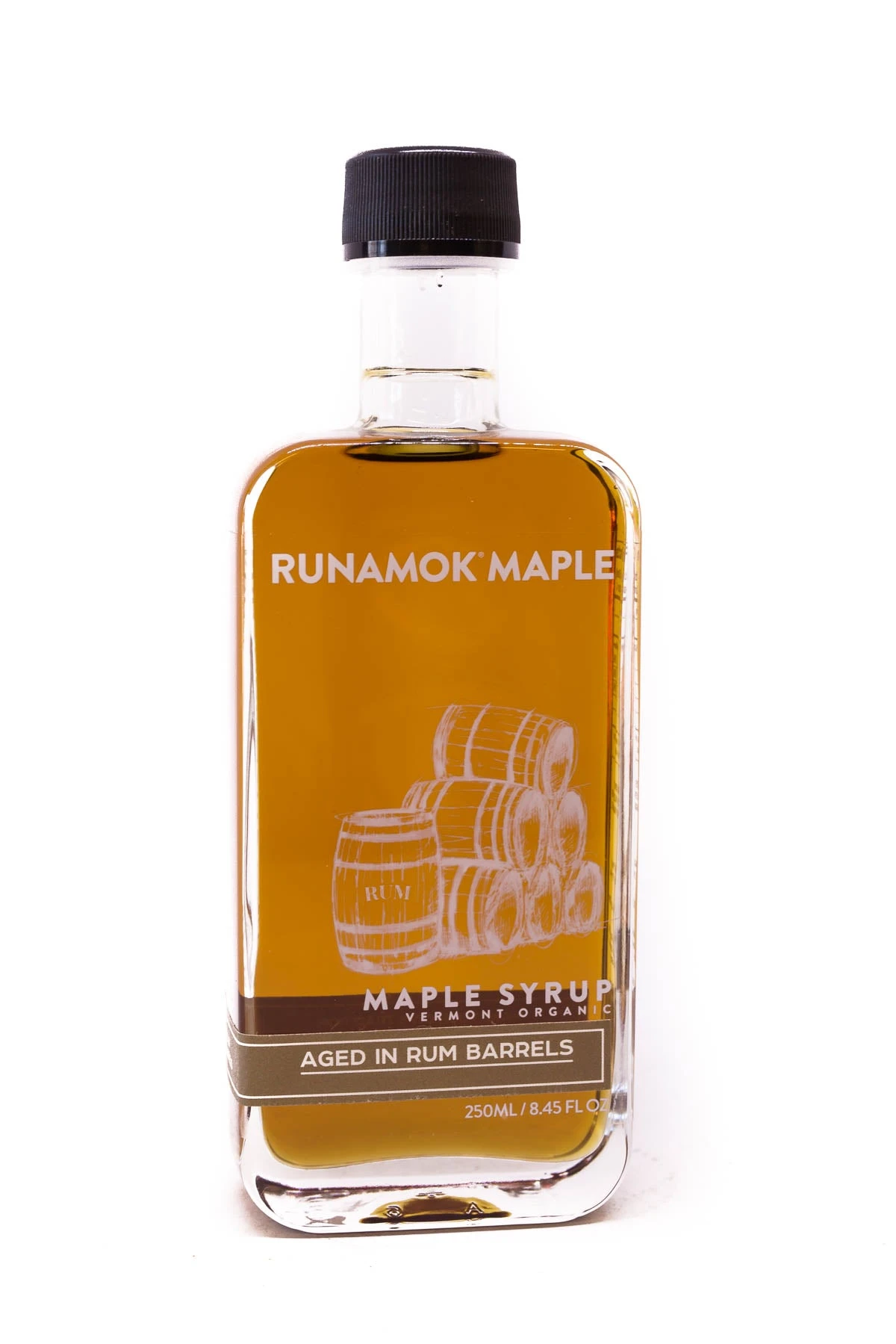 Runamok Rum Barrel-Aged Maple Syrup bottle
