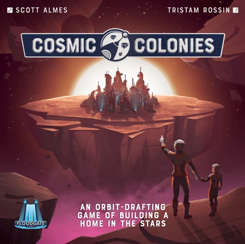Cosmic Colonies board game components