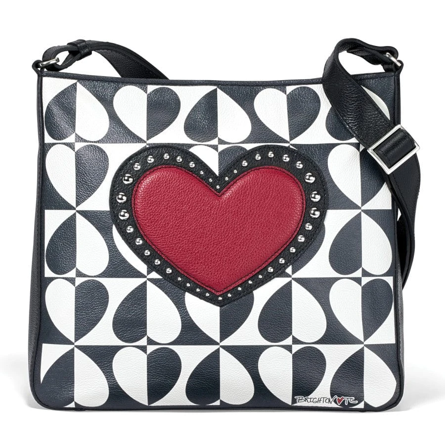 Look Of Love Shoulderbag featuring bold heart designs