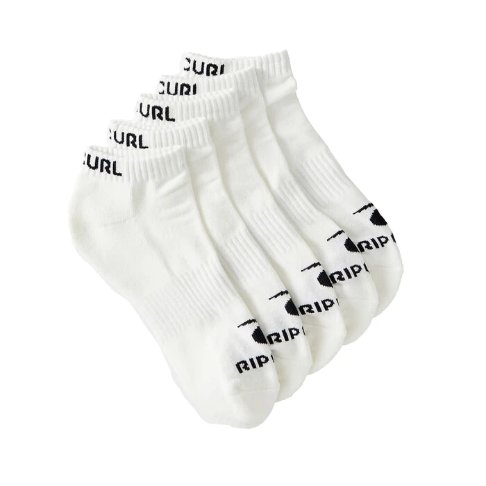 Rip Curl Brand Ankle Sock 5-Pack