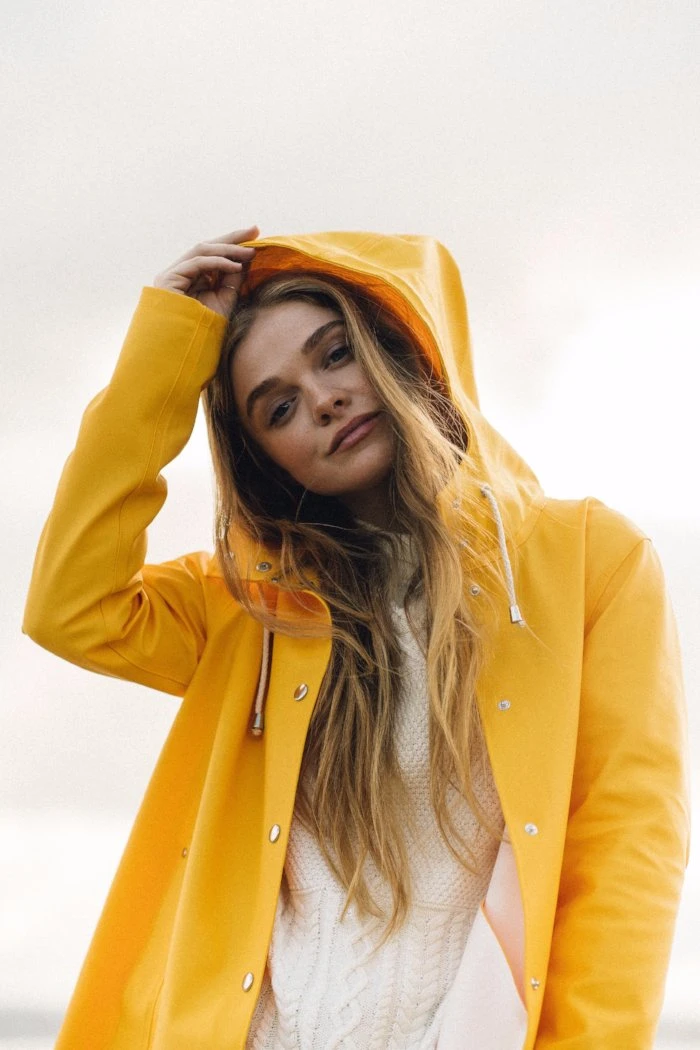 Stutterheim Mosebacke Yellow Rain Jacket