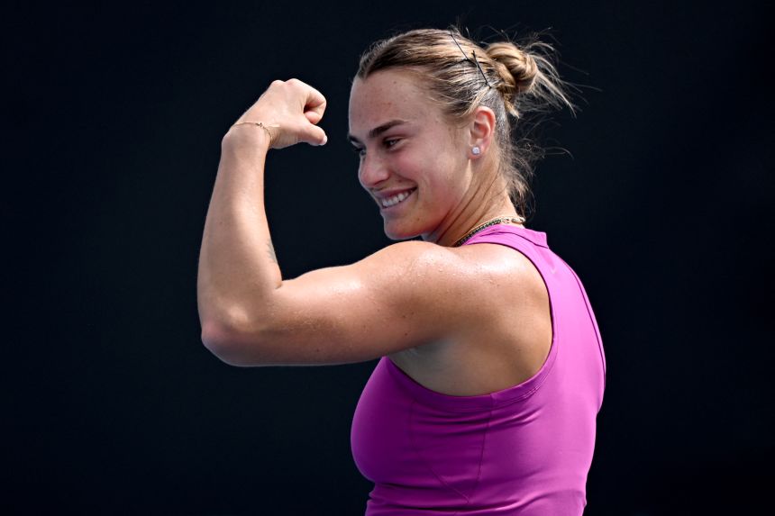 "Strong, powerful, moves fantastic." This is how Kovacs describes world No. 1 Sabalenka.