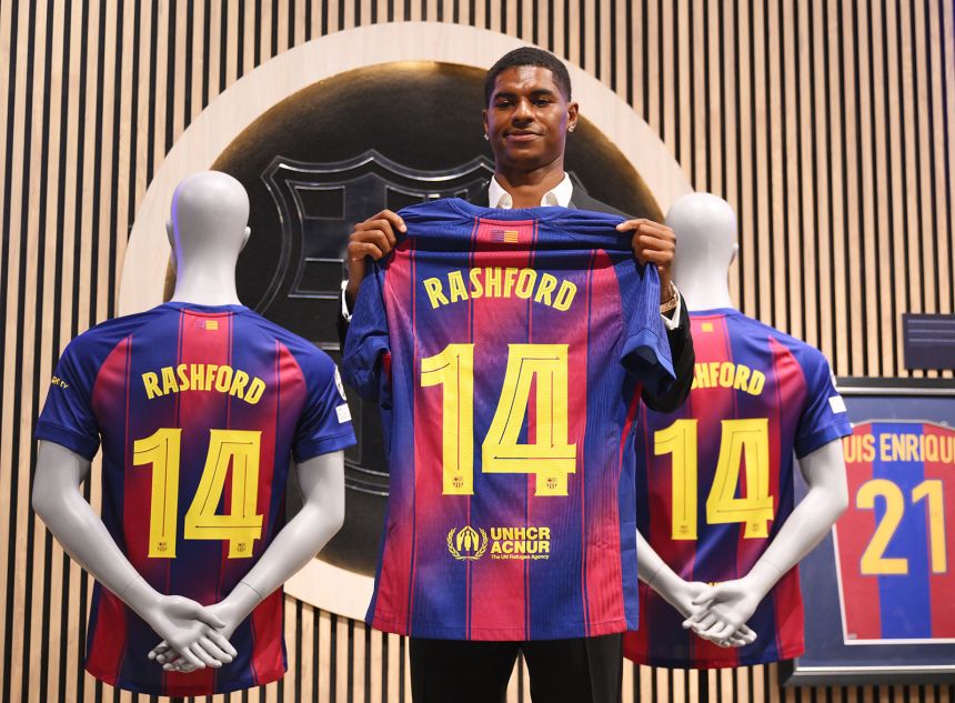Marcus Rashford is looking to revive his career at Barcelona this season.